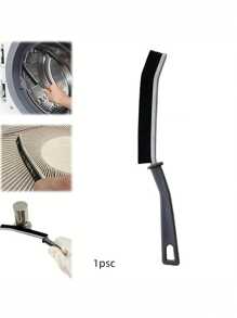 多功能硬毛刷适用于缝隙和角落：适用于厨房、浴室、客厅、卧室 - 无需电源 - 黑色 - 查看 1