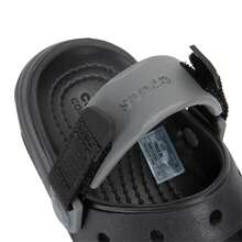 Crocs 儿童时尚运动拖鞋，户外休闲舒适透气凉鞋 - 黑色 - 查看 5