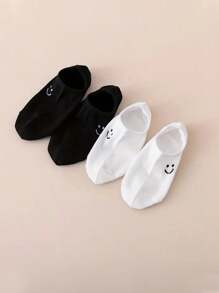5 双女士夏季隐形笑脸船袜，热门热销商品 - 彩色 - 查看 11
