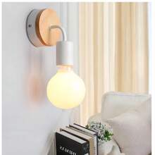 1pc Nordic Creative Personalized Modern Minimalist Zip Wall Lamp, Living Room Bedside Bedroom Study Room Corridor Wall Sconce (Excluding Lamp Bulb) - The Lamp Cup Wall Lamp Does Not Include the Bulb - View 8