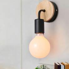 1pc Nordic Creative Personalized Modern Minimalist Zip Wall Lamp, Living Room Bedside Bedroom Study Room Corridor Wall Sconce (Excluding Lamp Bulb) - The Lamp Cup Wall Lamp Does Not Include the Bulb - View 9