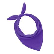 BANDANA 100% Cotton SET Of 3/5/10 For Women Men Children Unisex Solid Color Cotton COD. A644