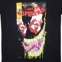 SPIDERMAN The Amazing  Vs Venom #346 Marvel Comic Cover T-Shirt - màu đen - Xem 3