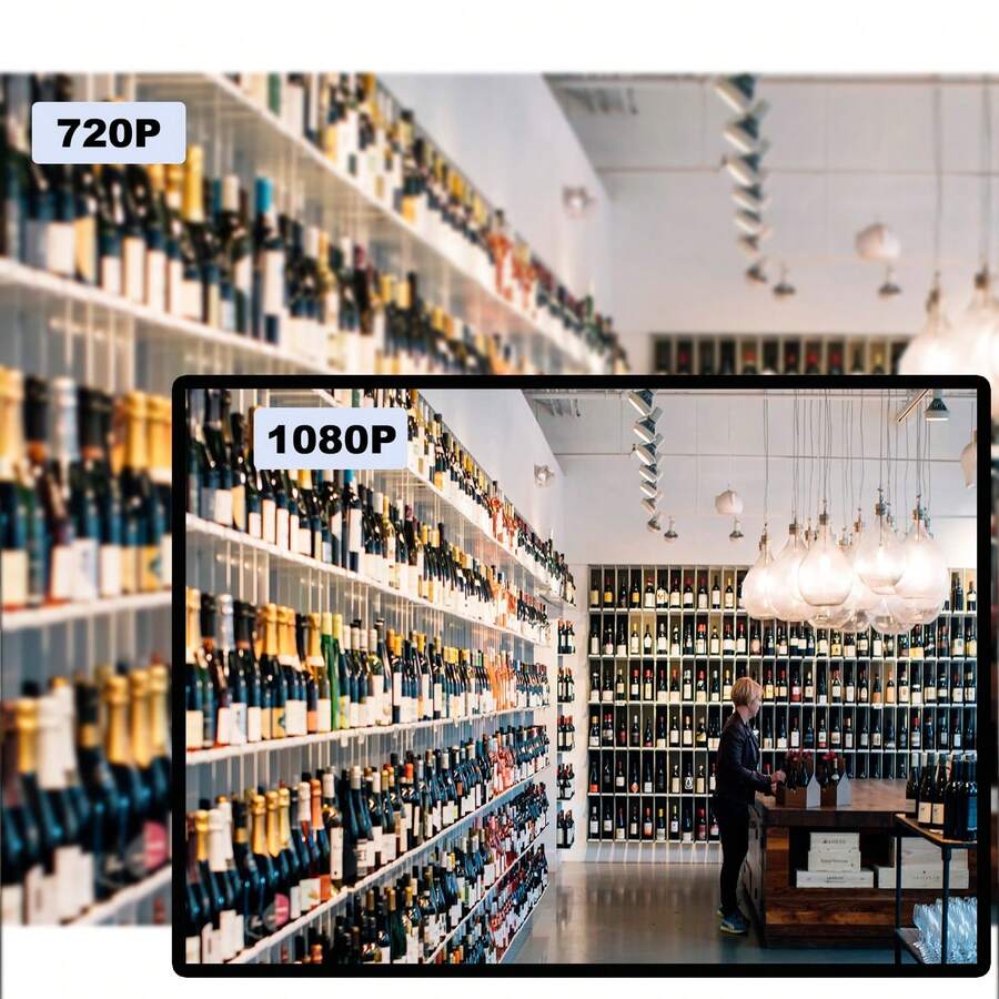 Cámara WIFI inteligente con tarjeta SD de 32 GB 1080P HD Cámara para