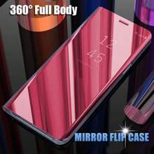 豪华镜面翻盖保护壳适用于三星 S24Ultra S23Ultra Galaxy S24 S23 S22 S21 S20 S10 S9 S8 FOLD2 FOLD3 FOLD 4 FOLD 5 FOLD 6、Apple、Xiaomi11Ultra Plus；还兼容三星 Galaxy A12 A13 A14 A35 A52 A53 A54 A55、三星 Galaxy NOTE 8 NOTE9 NOTE10 NOTE20，兼容 6 7 X 11 12 13 13pro 13promax 14 14pro 14promax 15 15pro 15promax 16 16pro 16promax 系列