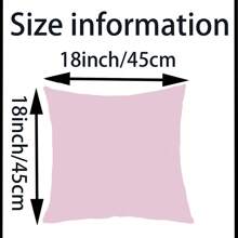 1pc Plush Embossed Decorative Cushion Cover, Simple Square Pillow Case Suitable For Living Room/Bedroom Use All Seasons (Without Filling)