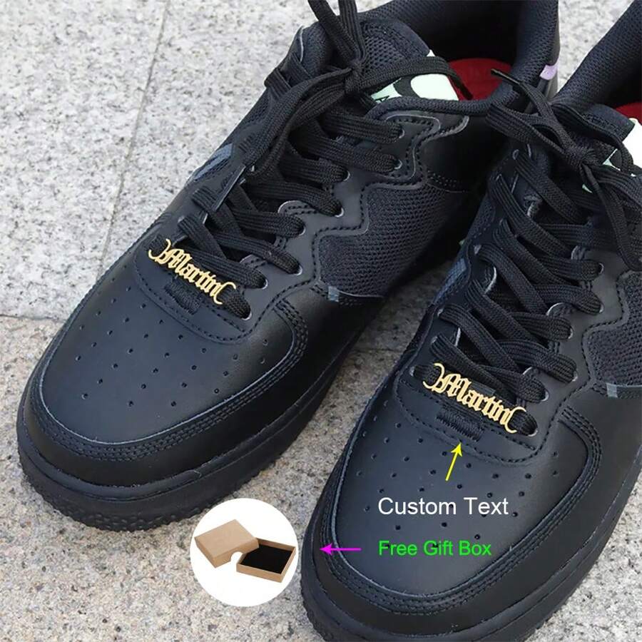 Individuelle Schuhschnallen für Frauen und Männer aus Edelstahl, personalisierte Schnürsenkel-Schnalle, individualisierte Sneaker-Deko-Charm-Accessoires, Schmuck, Waldtöne - A - Übersicht 1