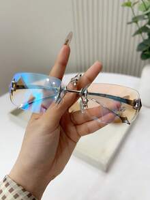 1 件男女通用多边形时尚眼镜个性化派对适合海滩、户外拍照 - 彩色 - 查看 9