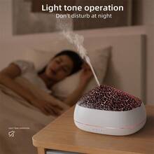 1PC香薰机家用彩色香薰机大气光火山精油精致喷雾香薰加湿器 - 彩色 - 查看 8