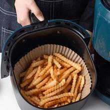 Air Fryer Mold Kit With 150 Disposable Pieces 20cm - Rỉ Nâu - Xem 7