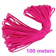 10/50/100m/Pcs Multi-Color 7-Core Reflective Emergency Rescue Rope, Outdoor Camping Climbing Utility Paracord, Tent Survival Leash, Parachute Cord, Woven Rope For Clothesline, Pet Leash, DIY Crafts