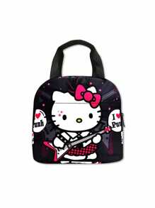 Sanrio Bolsa de lápices impresa en 3D para estudiantes de primaria y secundaria, de estilo anime kawaii y de dibujos animados, para niños y niñas, como regalo para artículos pequeños como lápiz labial, cepillo, cuidado de la piel, teléfono móvil, monedas, para uso en el hogar, regalos, vacaciones y festivales como Halloween y Navidad, de uso multifuncional.