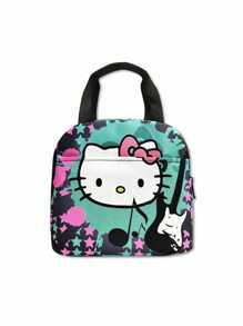 Sanrio Bolsa de lápices impresa en 3D para estudiantes de primaria y secundaria, de estilo anime kawaii y de dibujos animados, para niños y niñas, como regalo para artículos pequeños como lápiz labial, cepillo, cuidado de la piel, teléfono móvil, monedas, para uso en el hogar, regalos, vacaciones y festivales como Halloween y Navidad, de uso multifuncional.