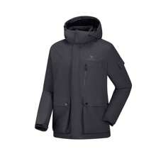 CAMEL CROWN Men's Ski Jacket Winter Warm Snow Coat Waterproof Windbreaker Hooded Work Outerwear Snowboarding Jackets