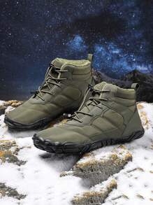 Chaussures de sport outdoor antidérapantes pour femmes, chaussures d'hiver chaudes, chaussures minimalistes