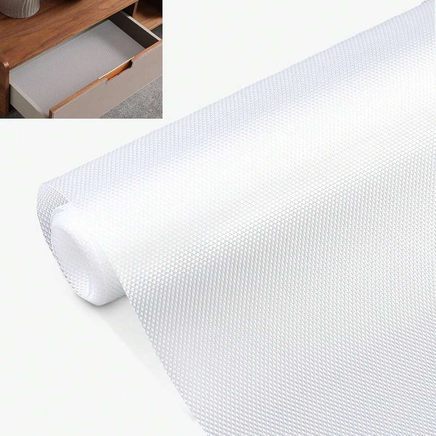 1 Cuộn Tấm Lót Kệ Trong Suốt Cho Tủ Bếp, Không Dính, Tấm Lót Tủ Lạnh Chống Trượt Và Chống Dầu, Tấm Lót Ngăn Kéo Chống Thấm Nước Cho Nhà Bếp, Tấm Lót Chống Bụi Cho Tủ Quần Áo, Tấm Lót Chống Trượt Cho Tủ Giày, Tấm Lót Chống Trượt Cho Máy Tính Để Bàn Phòng Khách, Thảm Trải Bàn Ngoài Trời Cho Vườn, Thảm Trải Sàn - Nhiều màu - Xem 1