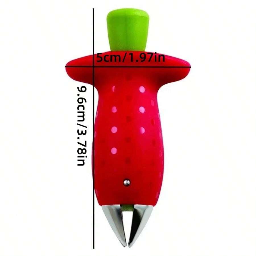 1pc Stainless Steel Pineapple Strawberry Stem Removal, Tomato Leaf