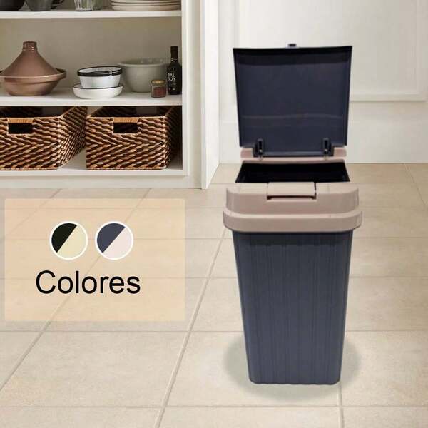 CASAMAX WL 1 pieza Bote de basura de plástico de 22*17.5*36 cm / COLOR ALEATORIO ENVIADO