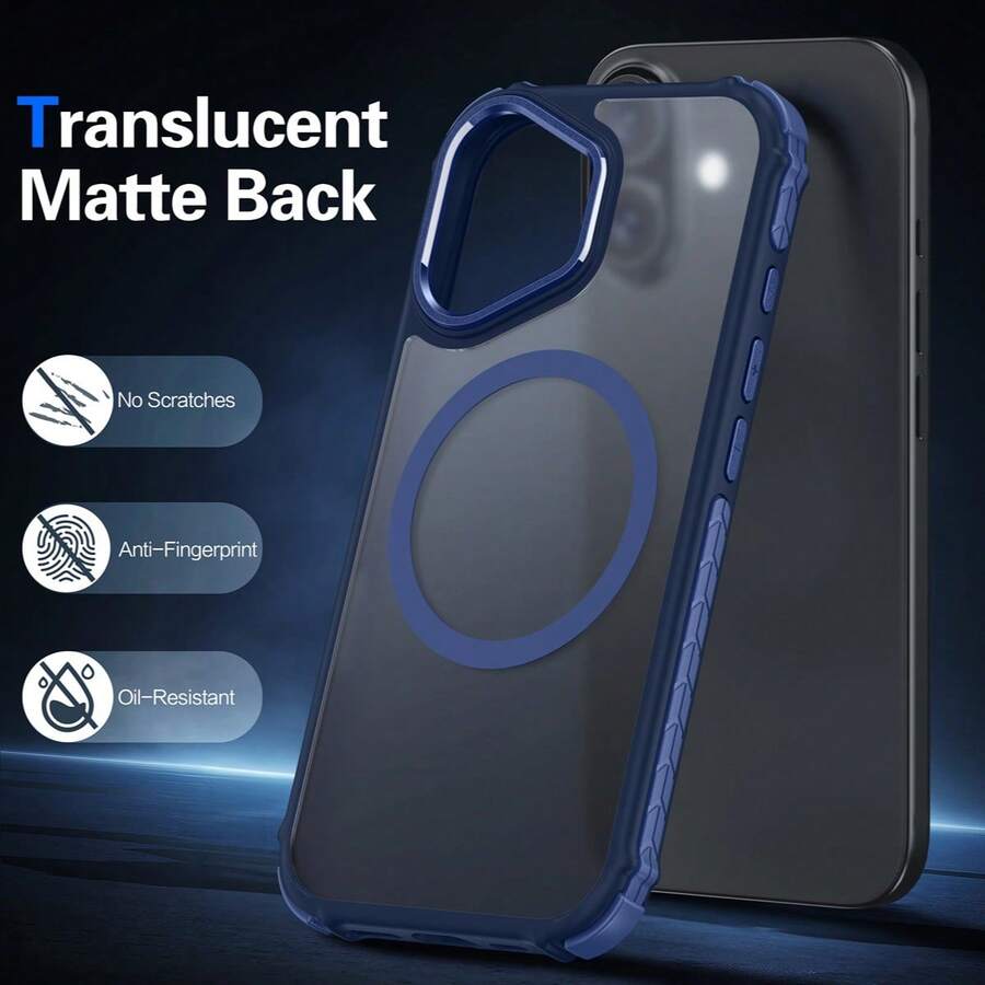 For IPhone 16 Case, [1X 9H Screen Protector] [AntiFingerprint
