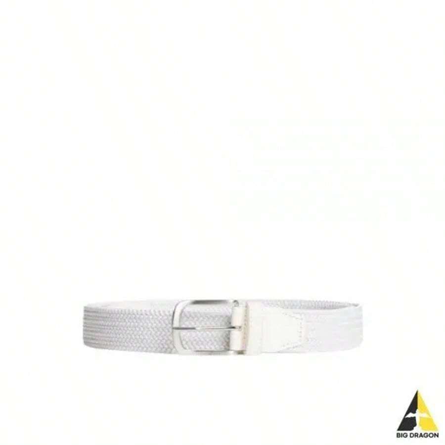 J.Lindeberg Men's Bernhard Elastic Belt White SHEIN USA