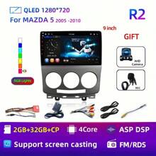 Dành cho xe 5 9 inch RAM 2G + ROM 32G 2005-2010 Đài phát thanh đa phương tiện Android Dẫn đường GPS 2Din Stereo DVD WiFi FM Có đèn nút, Có tín hiệu HD Camera lùi, Có kết nối điện thoại di động - màu đen - Xem 11