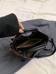 新款通勤大容量多用途旅行包 - 字母印花、拼色、拼布设计、男女通用妈咪包、学生手提包、时尚休闲包、朋克风格、情侣旅行包、情人节礼物、防水材料、旅行背包、夏季、随身行李、过夜包、行李箱、耐用、易折叠、可扩展、多功能、拉链、商务旅行、假日背包、返校、行李箱 - 黑色 - 查看 5