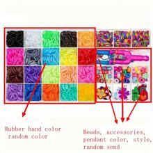 Bandas de goma en al azar colores vibrante colores & flexible diseños hacer A de DIY pequeño Objetos , como Brazaletes , collares , cachorros , pequeño Bolsas , fruta Mujer usar a crear A de colores mundo con paquete Accesorios con asombroso Accesorios , hacer de único usable caucho amistad Brazaletes Accesorios de pelo collares anillos , ETC puede ser hecho , como poso como otro Adornos