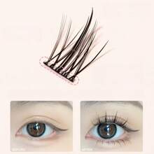 Glueless Fake Eyelashes Self Adhesive Strip,No Glue Needed, Waterproof, Reusable & Lasting Stickiness,Lash Extension Tools,Self Adhesive Lash Strips,Lash Glue Replacement