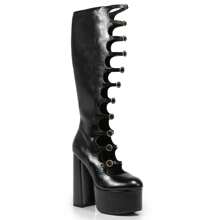 Women's Punk Style Thick Platform Chunky Heel Boots - Nhiều màu - Xem 2