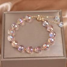 1pc & Fashionable & Minimalistic & Colorful Beaded Bracelet For Women, Suitable For Daily Wear
