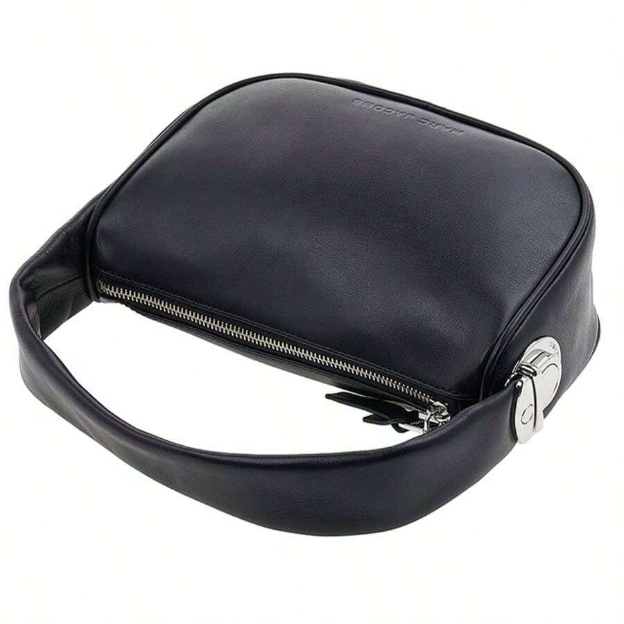 Marc Jacobs The Pushlock Mini Hobo Shoulder Bag Black SHEIN USA