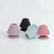1pc Silicone Basin Plug With Suction Cup, Fits Kitchen, Bathtub, Bathroom Sink Drain, Plumbing Accessories Home Bathroom Decor Summer Back To School