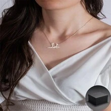 1PC Actual Signature Necklace - Meaningful Personalized Signature Necklace -Bridesmaid Jewelry -Your Signature -Mom Gift - Mother's Day Gifts - Multicolor - View 12