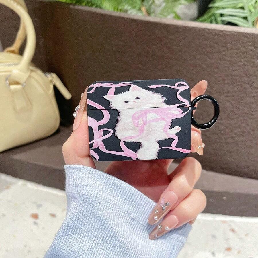 Butterfly Streamer White Cat Apple Airpods Por2 Wireless Bluetooth