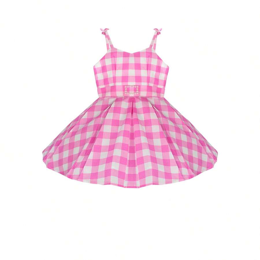 Girl Doll Dress - 粉色 - 查看 1