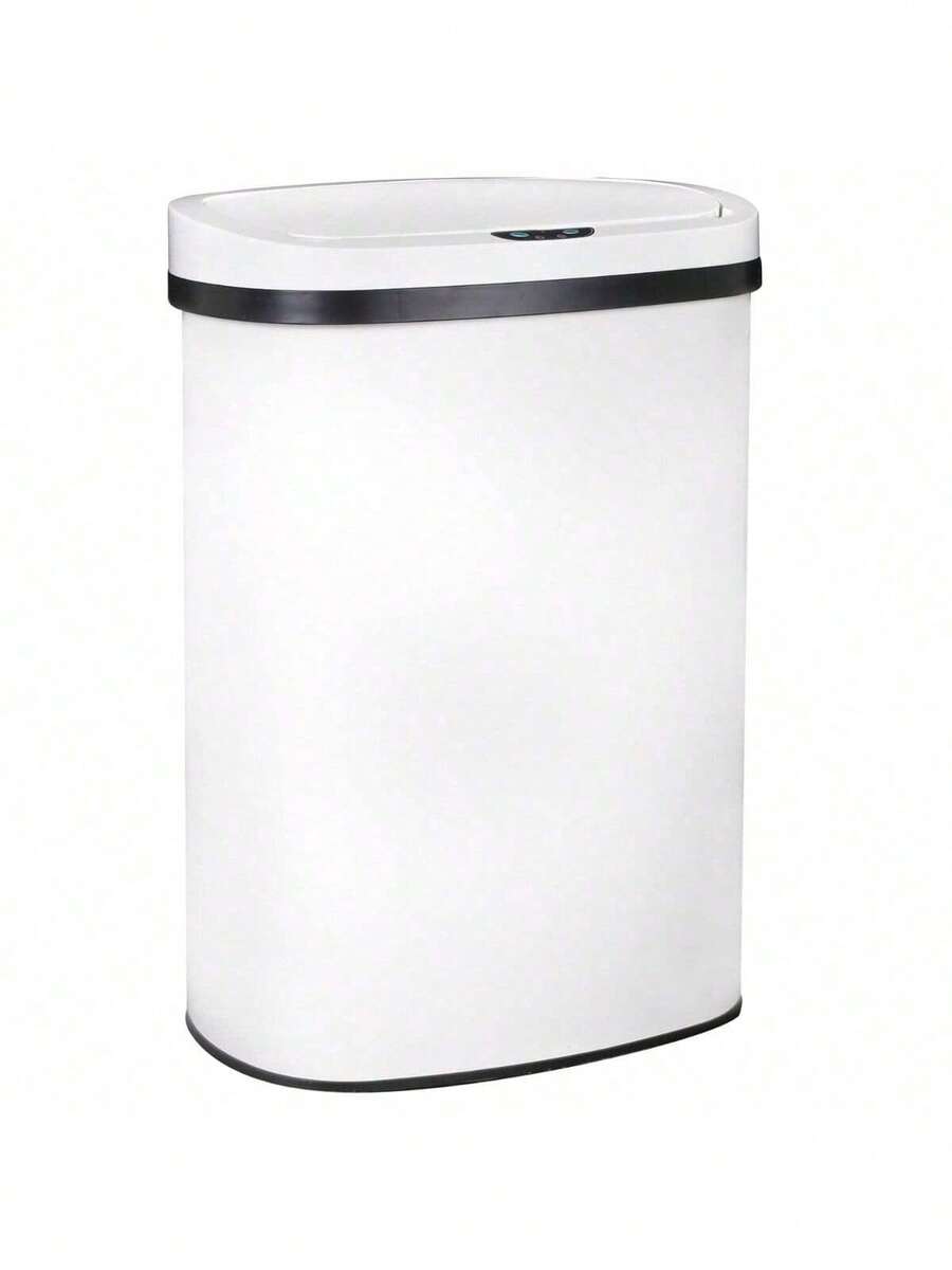 Kitchen Trash Can Office Bathroom Bedroom Waste Bin With Lid Automatic ...