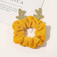 1 dây buộc tóc nhung hình tuần lộc dễ thương tối giản cho ngày Giáng sinh Phụ kiện tóc Quà tặng tốt nhất - Nhiều màu - Xem 8