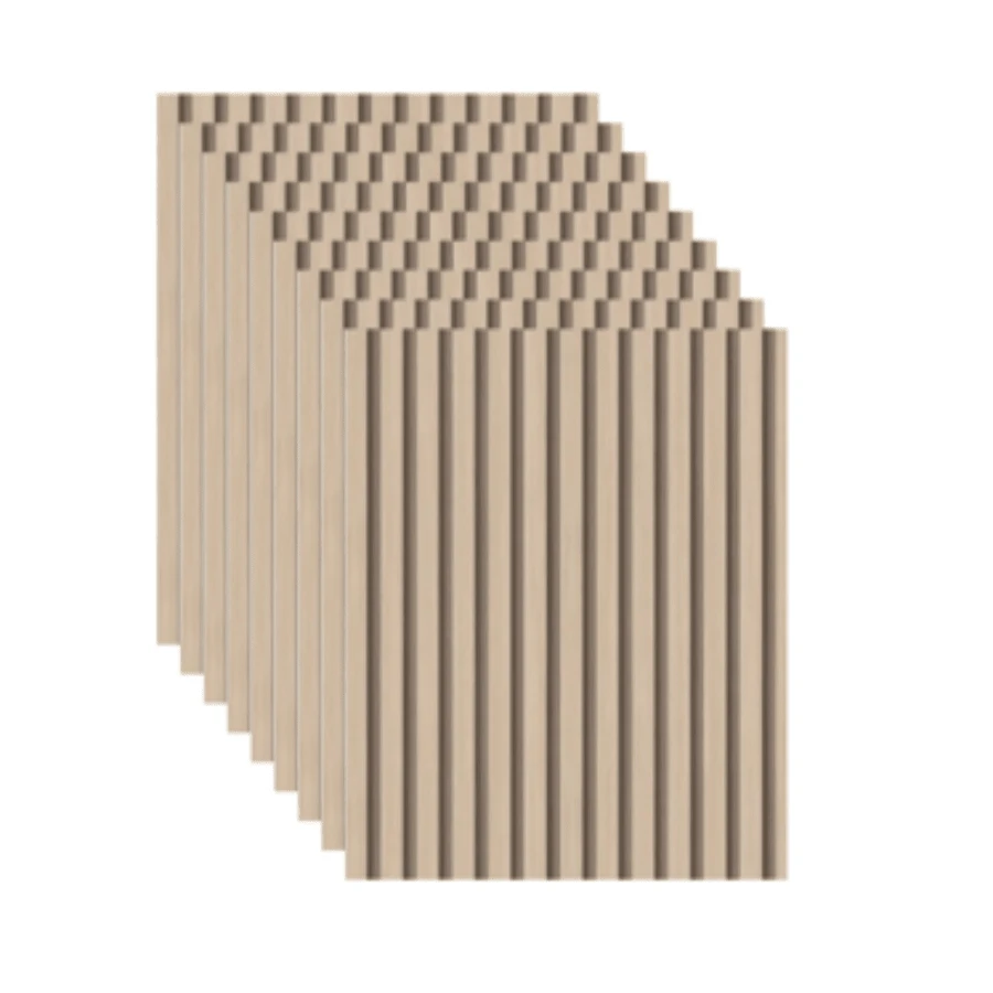 Kit Placas Decorativas P/ Sala Quarto Estilo Ripado Pvc