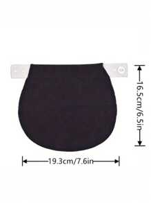 1pc Maternity Waist Extender Band, Elastic Waistband Extender For Expanding Pregnant Belly, Adjustable Unisex Pants Extender Buckle