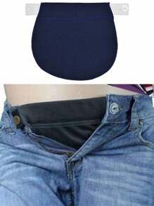 1pc Maternity Waist Extender Band, Elastic Waistband Extender For Expanding Pregnant Belly, Adjustable Unisex Pants Extender Buckle