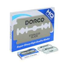 Navajas Dorco Para Afeitar Doble Filo Acero Inoxidable C/100 - Plateado - Ver 2