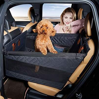 Dog Car Seat For Medium Dogs,Back Seat Extender For Dogs,Large & Small Dog Car Seat Cover For Back Seat, Dog Hammock For Car Back Seat Dog Bed Mattress,Pet Car Seat For Car SUV Truck
