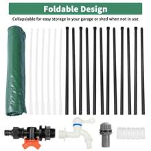 Rain Barrels To Collect Rainwater From Gutter - Rain Collection Barrel Water Barrel Rainwater Collection System Collapsible Rain Barrel - 100 Gallon-green - View 11