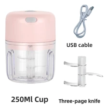 Electric Garlic Masher, Portable Mini Garlic Chopper, Garlic Blender, Household Electric Garlic Press, Wireless Garlic Mincer, Garlic Slicer, Portable & Compact Design, Easy To Use Kitchen Tool