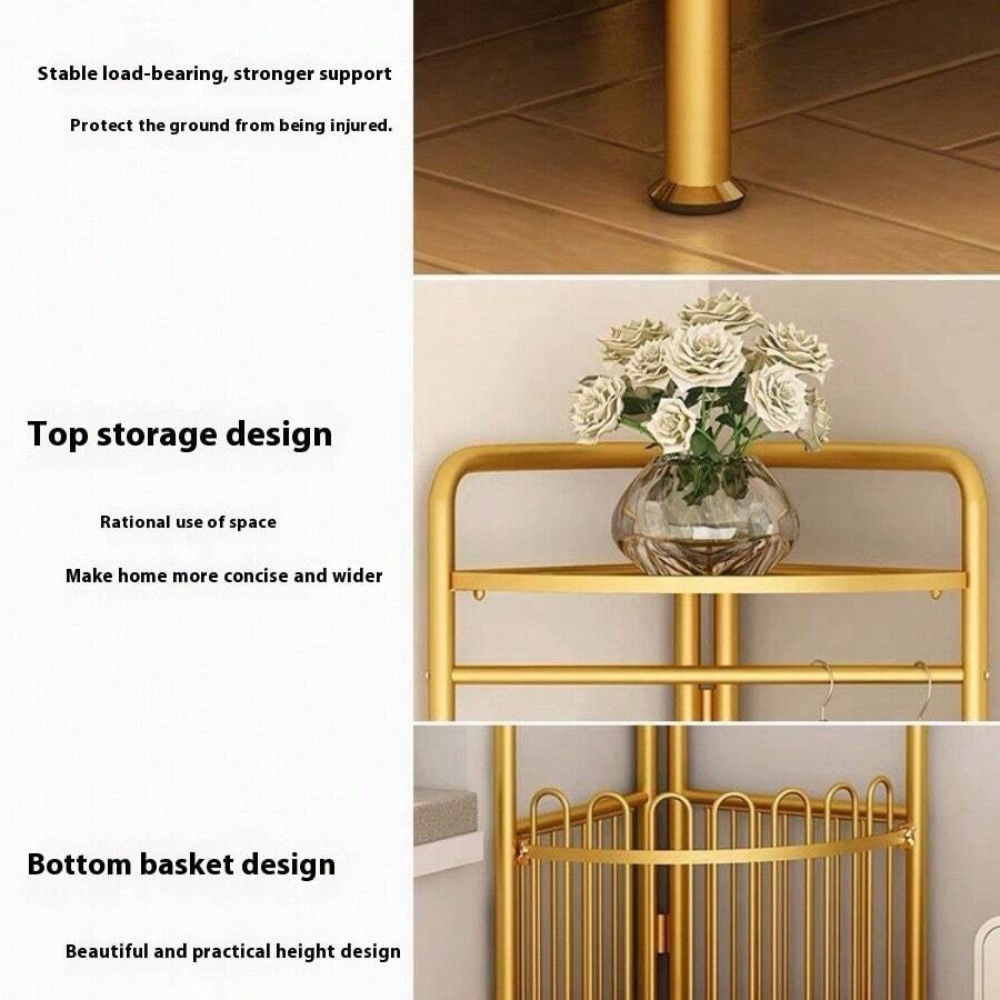 Corner Coat Stand With Thickened Hangers. Home Storage Rack. Multi