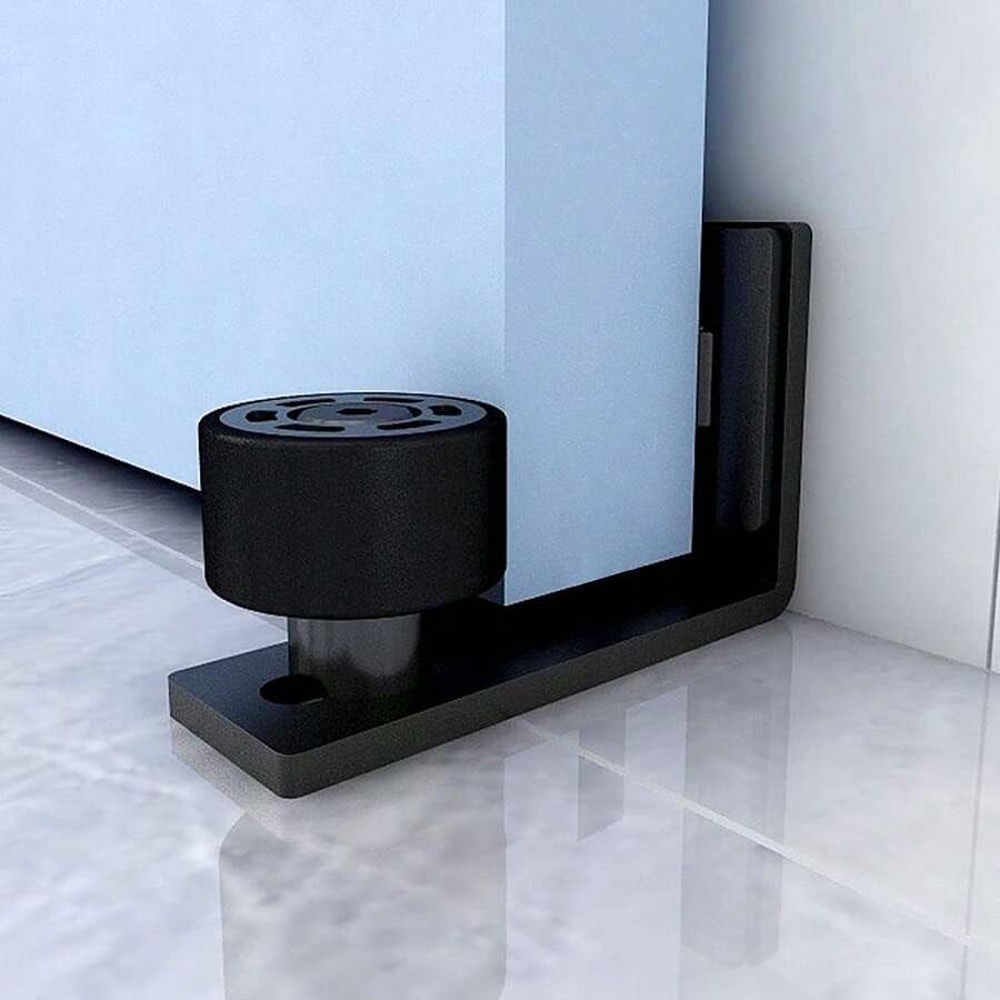 Sliding Barn Door Floor Guide Adjustable Wall Mount Bottom Double