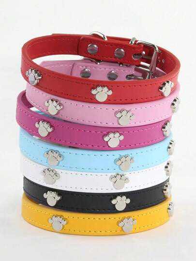 1pc Coleira para animais de estimação para cães e gatos pequenos, alça de pescoço de pelúcia