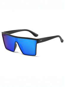 3pcs/1pc Teen`S Large Framed Fashion Glasses For Summer, Suitable For Daily Use