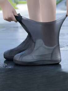 1/3 Pairs Silicone Rain Boots, Waterproof, Padded, Anti-Slip Durable Shoe Covers, Suitable For Outdoor Activities, Holidays, Gifts And Business Use!