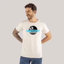 T-Shirt Cotton 30.1 Combed Printed Comfortable Los Angeles Calif - Kem - Xem 1